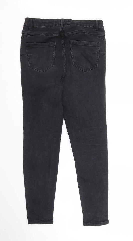 New Look Womens Black Denim Skinny Jeans Size 10 L25 in