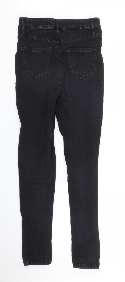 F&F Womens Black Denim Skinny Jeans Size 6 L26 in
