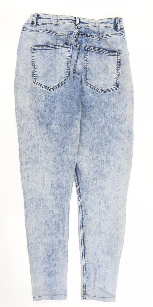 Preworn Womens Blue Denim Mom Jeans Size M L28 in