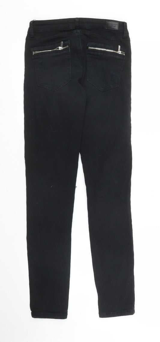 TALLY WEiJL Womens Black Denim Skinny Jeans Size 6 L27 in