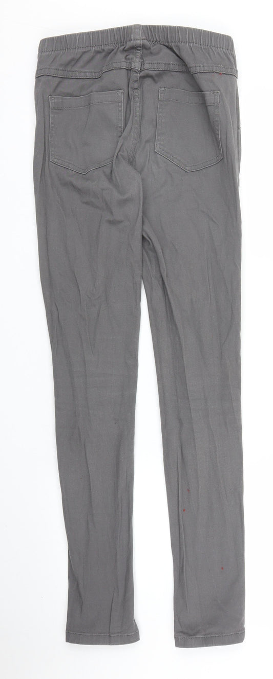 Pieces Womens Grey Skinny Jeans Size 24 in L29 in