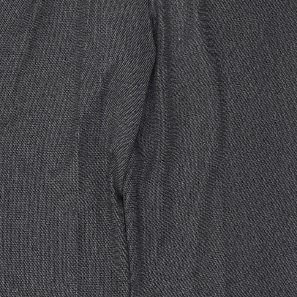 Marks and Spencer Womens Grey Trousers Size 14 L27 in