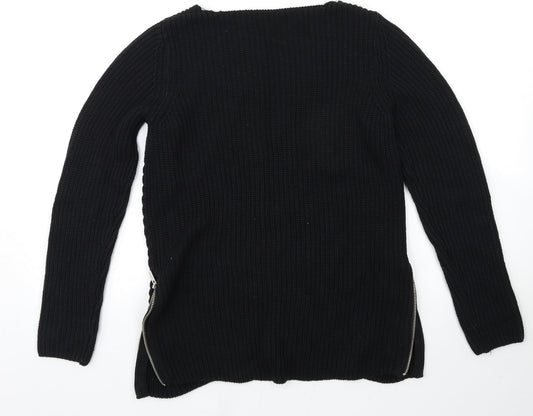 NEXT Womens Black Pullover Jumper Size 8