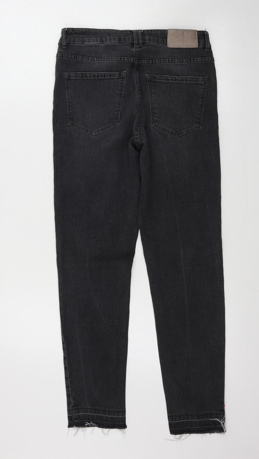 Pull&Bear Womens Grey   Skinny Jeans Size 28 in L24 in