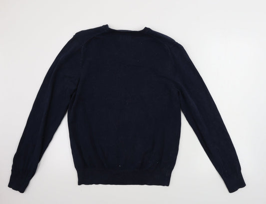 Marks and Spencer Mens Blue Pullover Jumper Size M