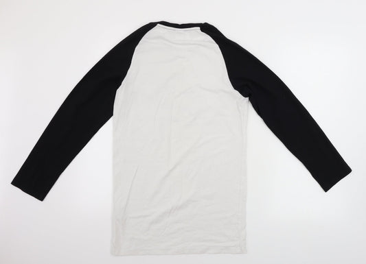 boquer123 Womens White Basic T-Shirt Size XS