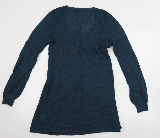 Topshop Womens Green Pullover Jumper Size 10