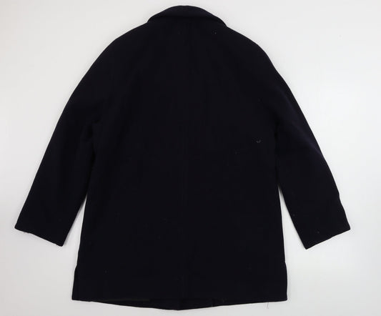 EWM Womens Blue Jacket Coat Size 14