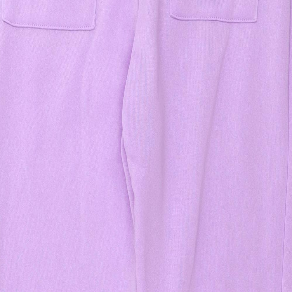 Preworn Womens Purple Sweatpants Trousers Size M L25 in