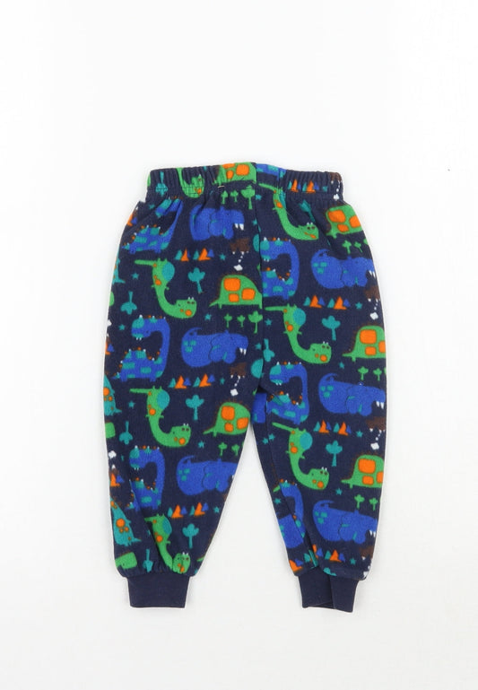 Early days Boys Blue Animal Print Pyjama Pants Size 6-9 Months