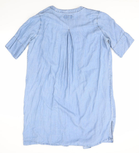 WareDenim Womens Blue Shirt Dress Size 12