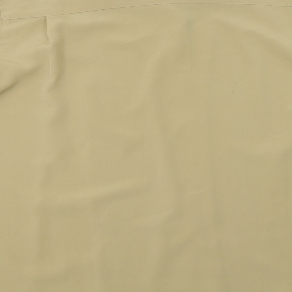 Classic Woman Womens Yellow Basic Button-Up Size 20