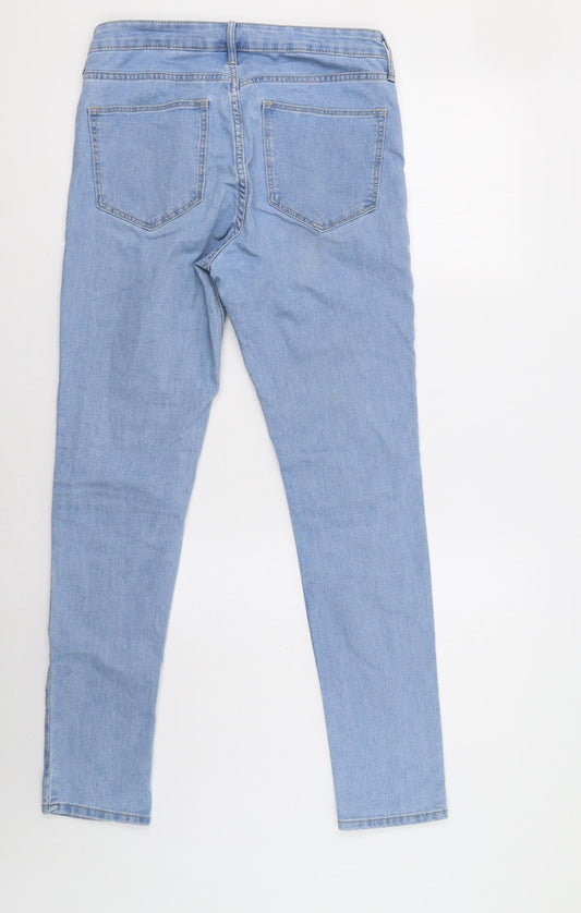 & Denim Womens Blue Skinny Jeans Size 10 L29 in