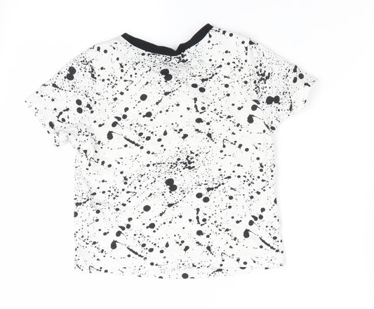 George Boys Black Animal Print Basic T-Shirt Size 6-7 Years - Gamer for Life