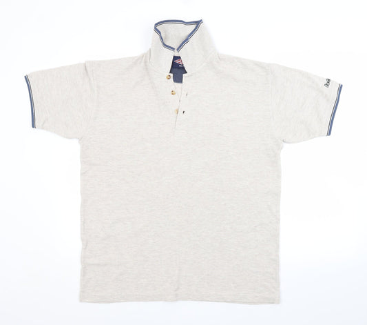 Lee Cooper Mens Beige    Polo Size S