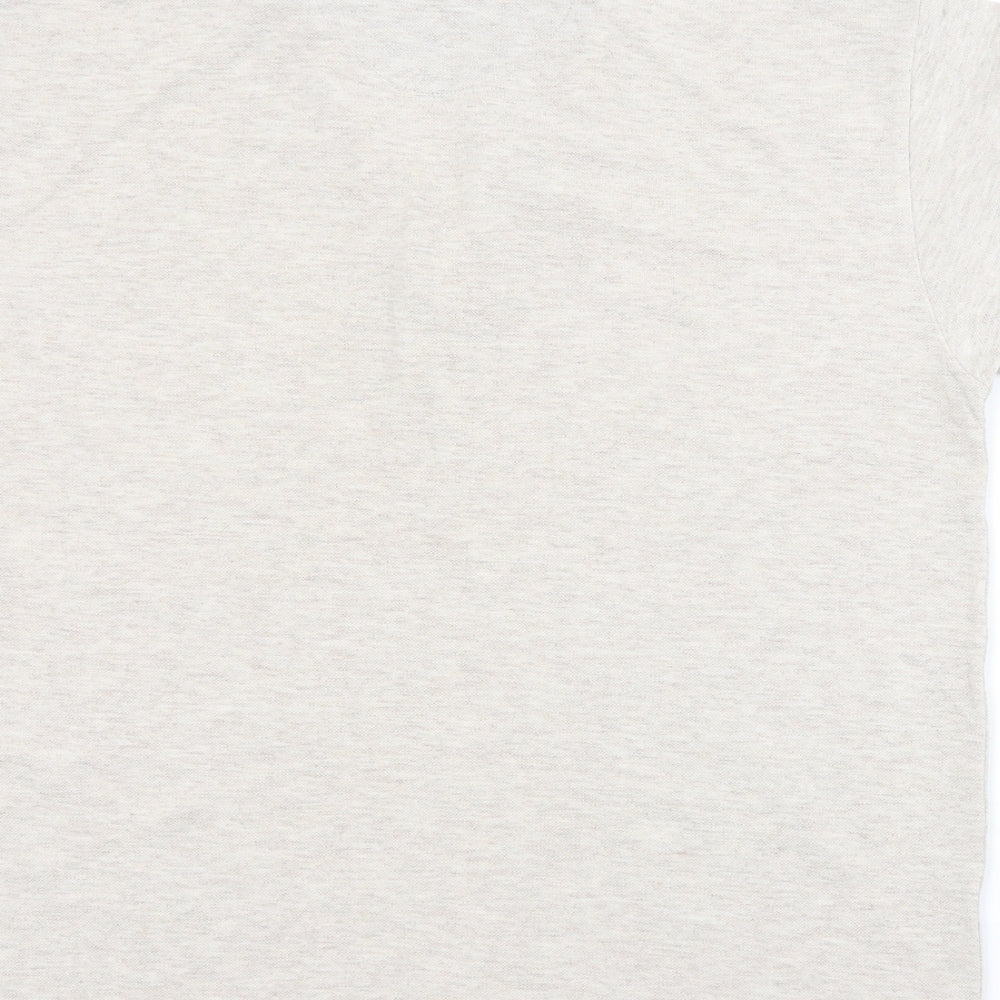 Lee Cooper Mens Beige Polo Size S