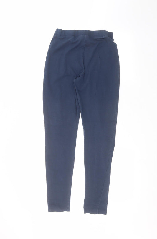 M&Co Womens Blue Sweatpants Trousers Size M L26 in