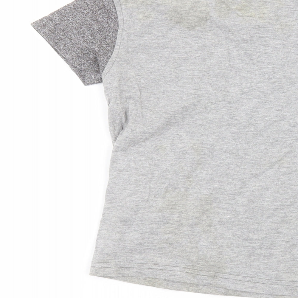 George Boys Grey Basic T-Shirt Size 3-4 Years
