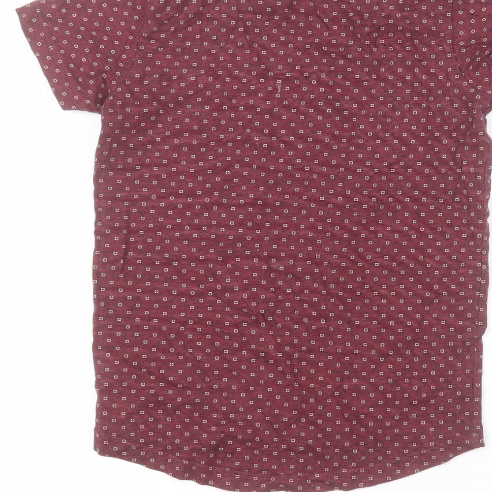 NEXT Boys Red Polka Dot Basic T-Shirt Size 7 Years