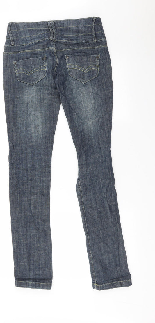 T 23 Womens Blue Straight Jeans Size 26 L33 in