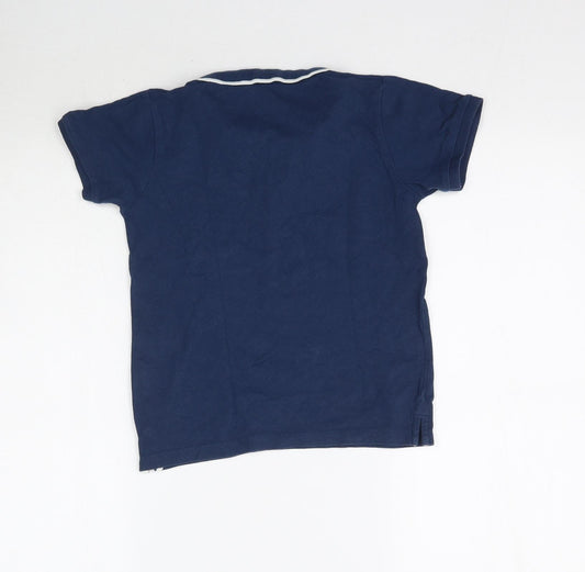 Matalan Boys Blue Pullover Polo Size 8 Years
