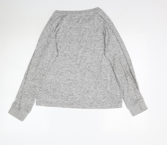 Love to Lounge Womens Grey Basic T-Shirt Size M