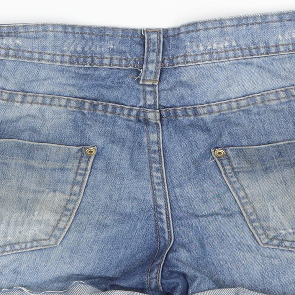 Deni Co Womens Blue Cut-Off Shorts Size 8