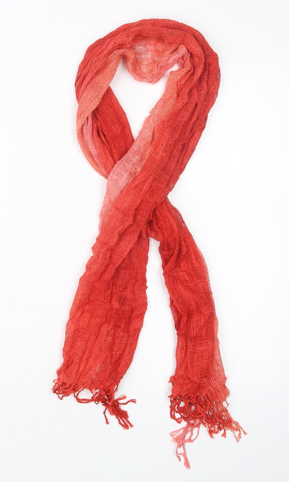 Preworn Womens Red Scarf