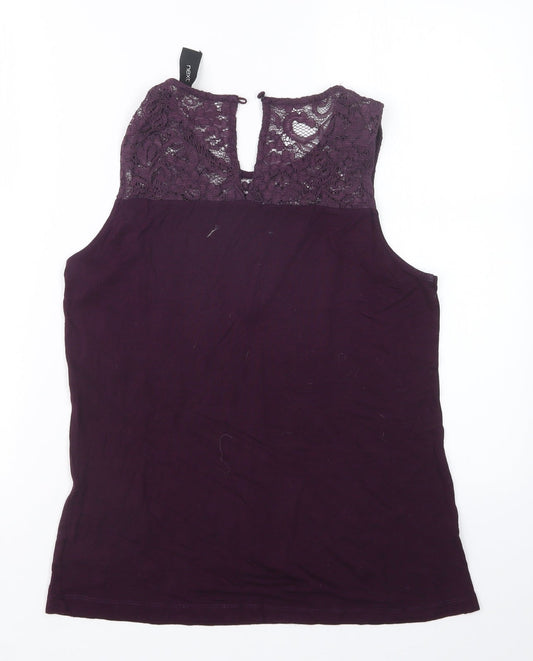 NEXT Womens Purple Basic Blouse Size 10