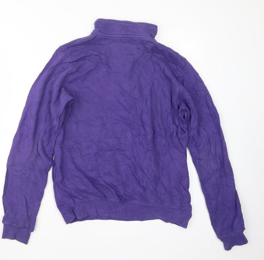 Charles River Apparel Womens Purple Pullover Sweatshirt Size 2XS