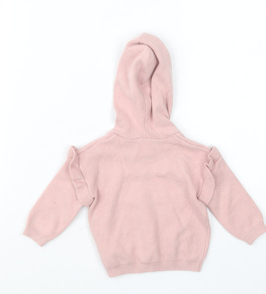 George Girls Pink Jacket Size 0-3 Months - Hoodie