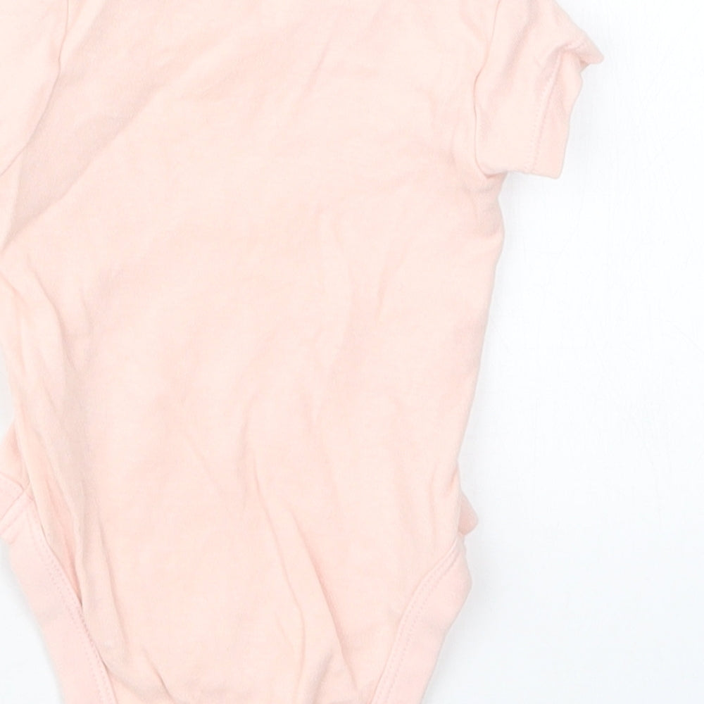 George Girls Pink Babygrow One-Piece Size 0-3 Months