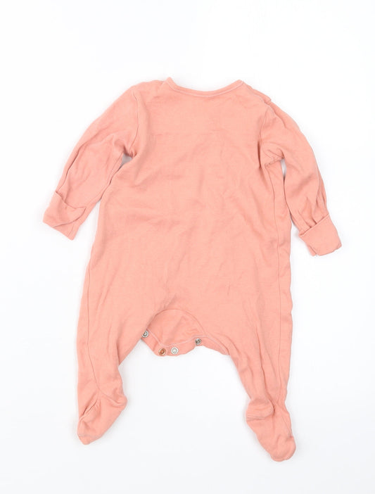 George Boys Pink Geometric Babydoll One Piece Size 0-3 Months