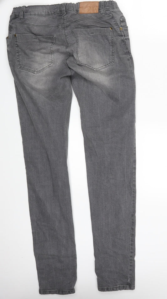 LOVE TO WAIT Womens Grey Denim Mom Jeans Size 30 in L32 in