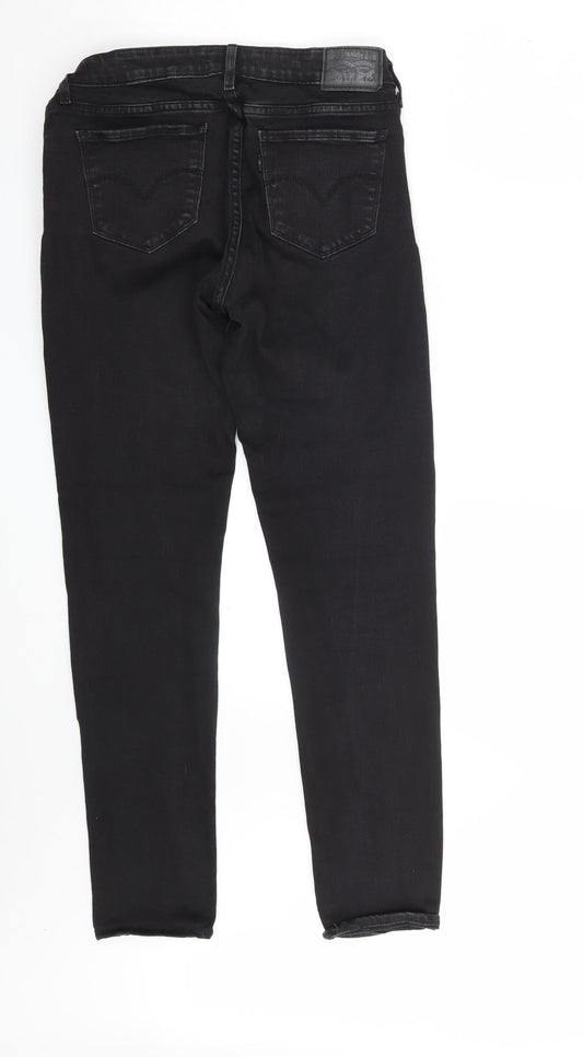 711 Skinny Womens Black Denim Skinny Jeans Size 28 in L28 in