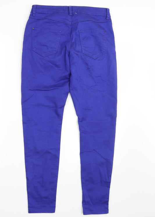 M&S Womens Blue Denim Jegging Jeans Size 10 L29 in