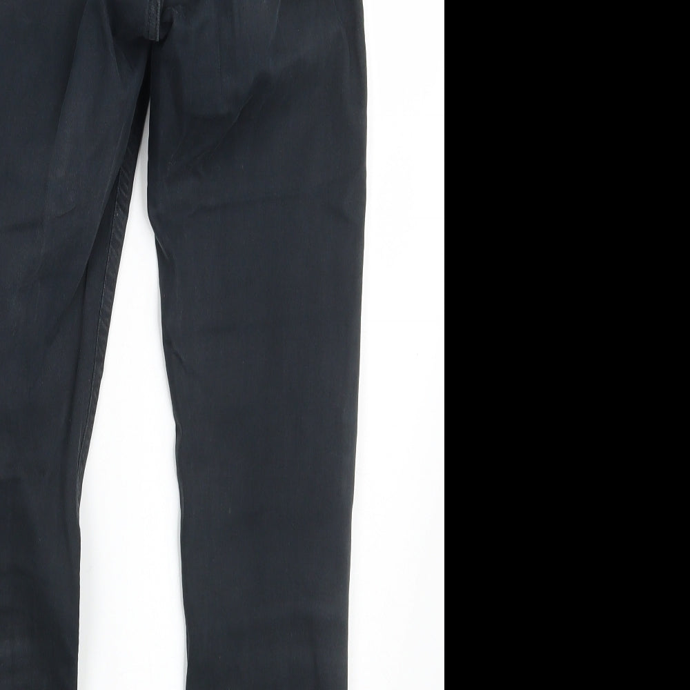 Topshop Womens Black Denim Skinny Jeans Size 24 in L26 in