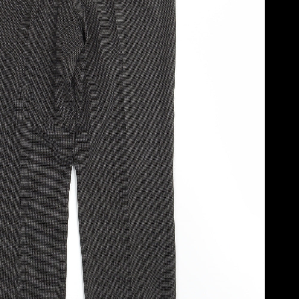 M&S Womens Black Trousers Size 10 L30 in