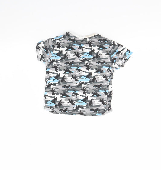 PEP & co Boys Multicoloured Camouflage Basic T-Shirt Size 2 Years