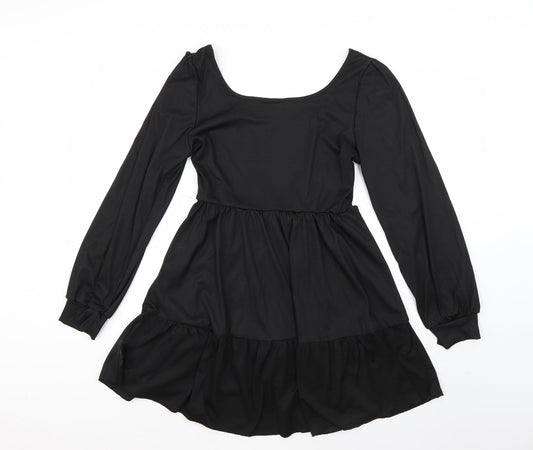 SheIn Womens Black Fit & Flare Size L
