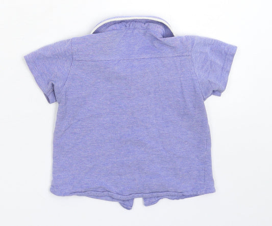 Matalan Boys Blue Basic Polo Size 12-18 Months