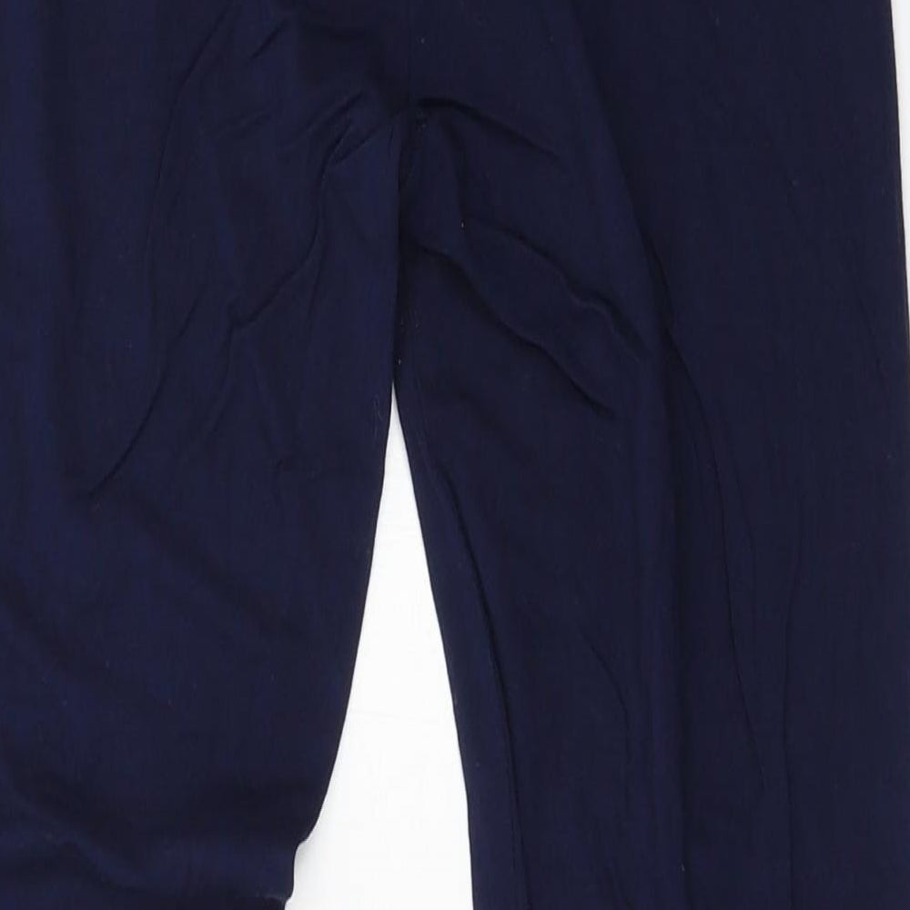 Marks and Spencer Womens Blue Jersey Capri Leggings Size 12 L25 in