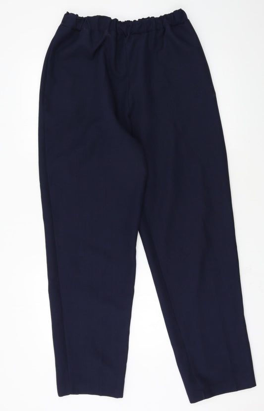 Preworn Womens Blue Trousers Size 34 in L29 in
