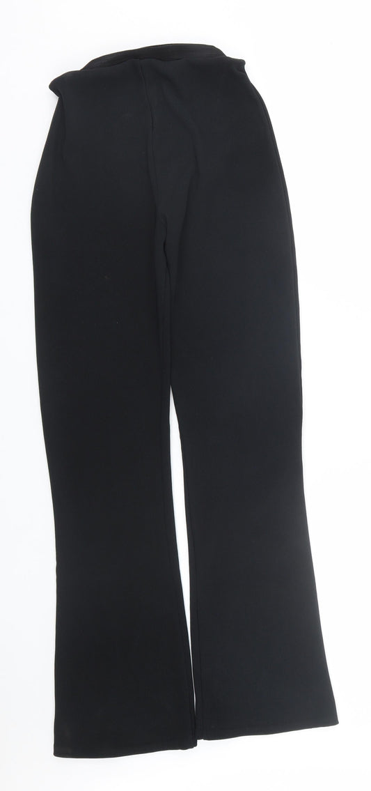 Preworn Womens Black Capri Trousers Size M L30 in
