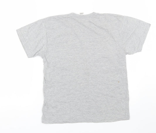 Stars & Stripes Boys Grey Basic T-Shirt Size 12-13 Years