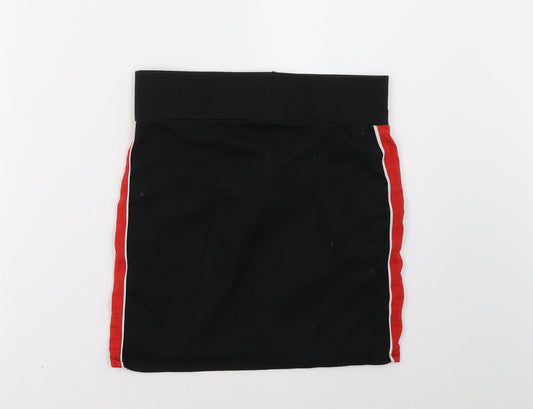 New Look Girls Black A-Line Skirt Size 12-13 Years