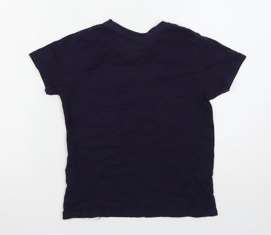 Primark Boys Blue Basic T-Shirt Size 7-8 Years
