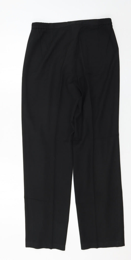 Paul Separates Womens Black Trousers Size 12 L28 in