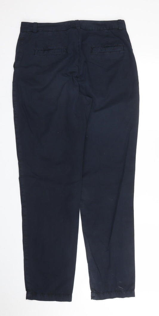 M&S Womens Blue Carpenter Trousers Size 8 L29 in