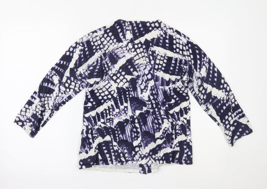 Marisa Christina Womens Blue Cardigan Jumper Size S